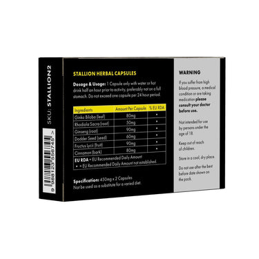 Stallion Herbal Supplement Herbal Supplements Consume
